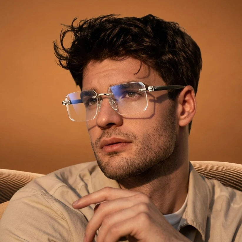 Anti-blue Progressive Far And Near Dual-Use Reading Glass