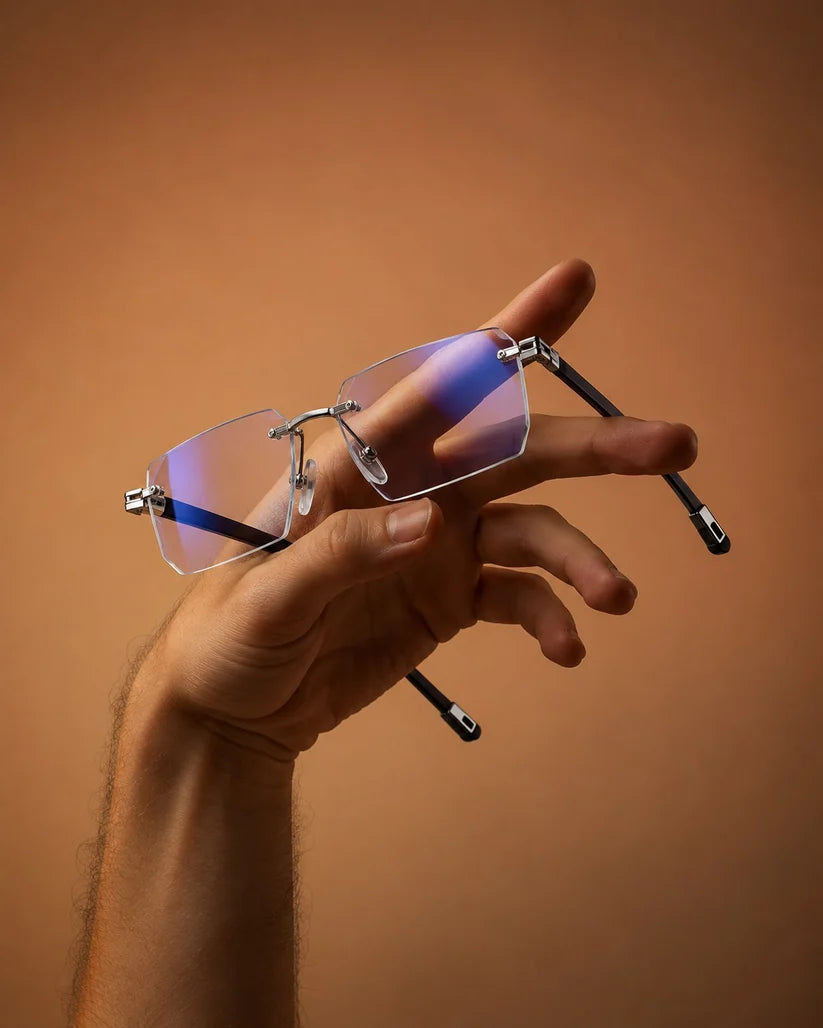 Anti-blue Progressive Far And Near Dual-Use Reading Glass