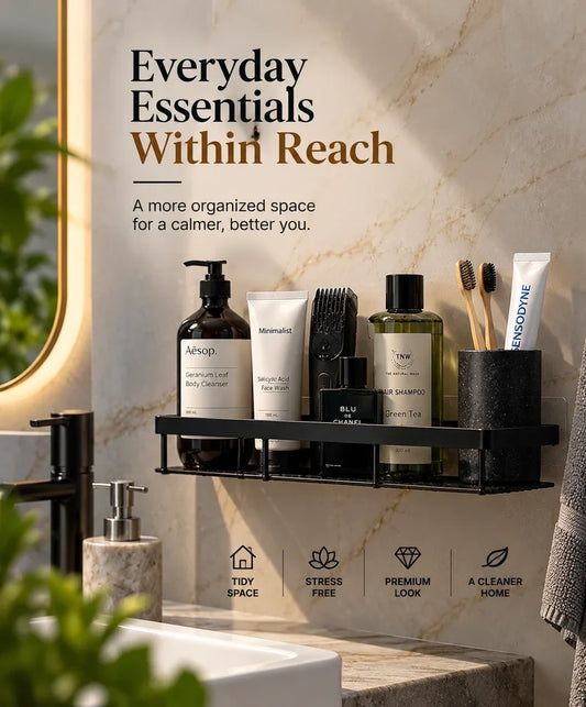 V Bathroom Shelf (Pack of 2)